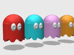 pacman ghost toys & games arcade blinky clyde inky phantom pinky videogames 3d print model - Mito3D