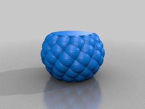 sphynx parametric bubble vase 003 math art customized 3d print model - Mito3D