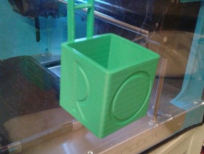 robox trashcan 3d printer accessories trash can 3d print model - Mito3D