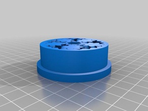 meu personalizada do rolamento da engrenagem flange sextavada 10 partes personalizado 3d print model - Mito3D