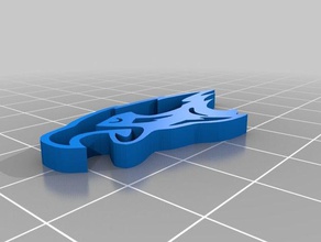 ben franklin logo 3d print model - Mito3D