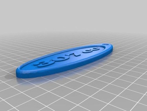 peugeot 307cc keychain keychains keychain peugeot 3d print model - Mito3D