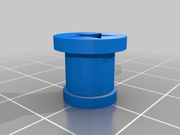 8mm 12mm base-Sterne-Ohrstöpsel 3d-drucken 3D print model - Mito3D