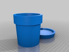 parametric pot height 90 radius 45 household customized 3d print model - Mito3D