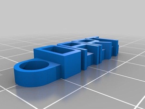 dart Anahtarlık organizasyon özelleştirilmiş 3d print model - Mito3D