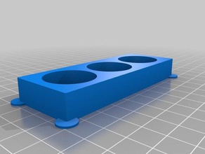 paint vial rack tool holders & boxes customized 3d print model - Mito3D