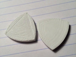 personalizzabile reuleaux poligono matematica arte customizer cutomizable per la poligoni triangolo di 3d print model - Mito3D