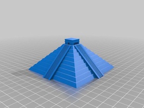 el castillo de chichen itza edifícios e estruturas 3d print model - Mito3D