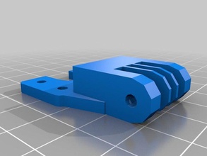 modified fan duct mount mendelmax reprapcc 3d printer parts 3d print model - Mito3D