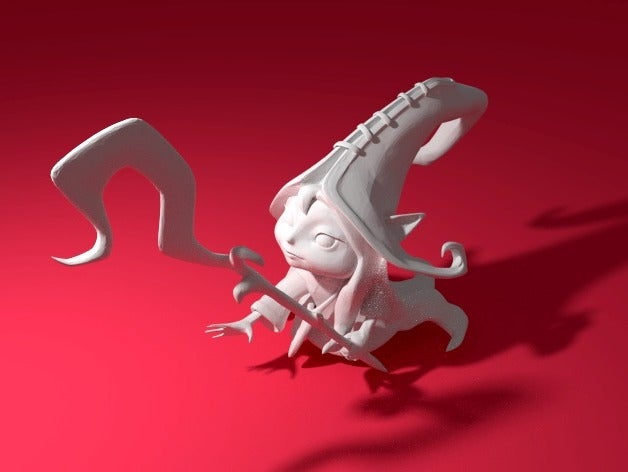 lulu von league legends Skulpturen 3D print model - Mito3D