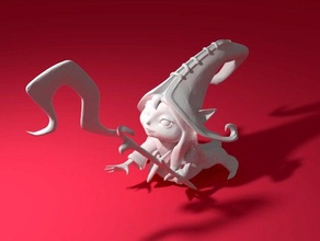 lulu da liga lendas esculturas 3d print model - Mito3D
