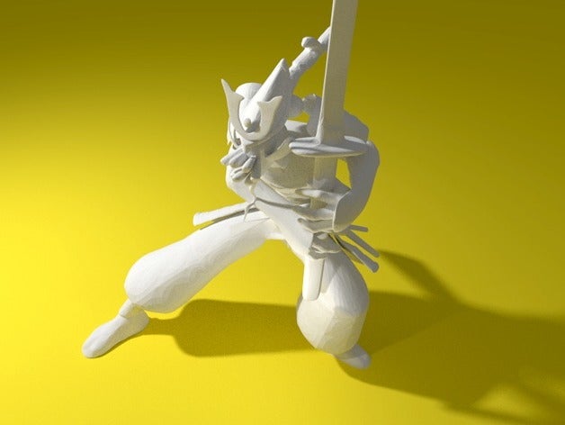 masteryi samurai league legends sculture lega leggende 3D print model - Mito3D