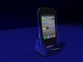 el soporte para iphone, mi favorito móvil 3d print model - Mito3D
