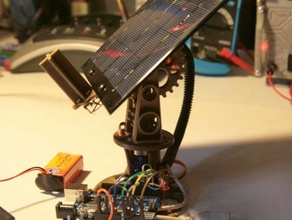 mast2a mini arduino solar tracker 2 axis diy 3d print model - Mito3D