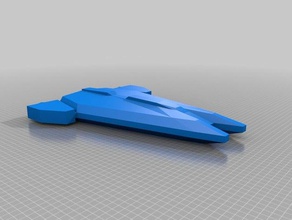 viper araç tehlikeli elit gemi alanı uzay gemisi spacesip 3d print model - Mito3D