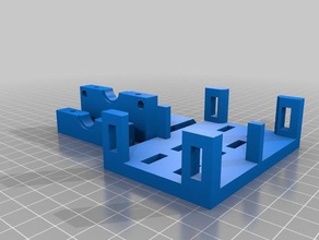 sunhokey prusa i3-x-carriage bowden e3d-v6 3d-Drucker Teile Bowdenzug montieren x-Schlitten 3d print model - Mito3D