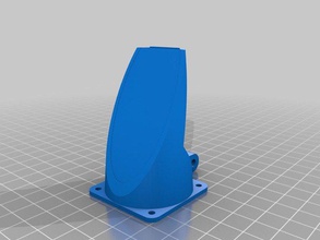 reprappro mendel dual fan di montaggio condotto della ventola 3d la stampante accessori 3d print model - Mito3D
