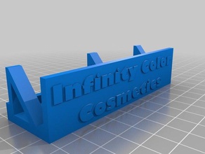 business card holder infinity-Farbe-Kosmetik - Organisation Karte 3d print model - Mito3D