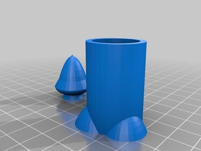 luke bell fusée L'impression 3d 3d print model - Mito3D
