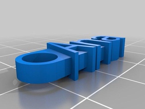 ana Schlüsselbund - Organisation kundengebundene 3d print model - Mito3D