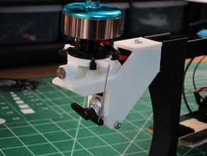 tricopter yaw mechanism motor mount r c vehicles tail servo control 3d print model - Mito3D