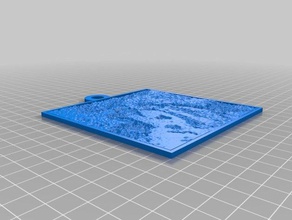 hobbitöy 2d sanat özelleştirilmiş 3d print model - Mito3D