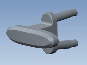 garage door lift handle parts clopay 3d print model - Mito3D