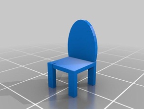 sandalye 3d print model - Mito3D