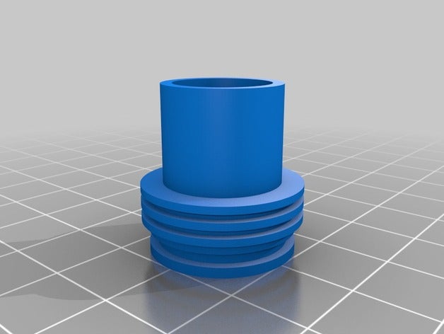 chuff cap 3D print model - Mito3D