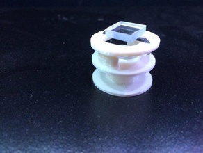 bir eksen lazer gimbal basit Robotik arduino bobin elektromıknatıs elektromanyetizma robot servo 3d print model - Mito3D