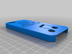 müzik iphone 5s case alıntı 3d print model - Mito3D
