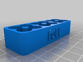 battery tray full aaaa containers customized 3d print model - Mito3D