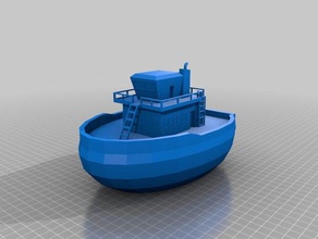 tugboat toy & game accessories bath bathtub 3d print model - Mito3D