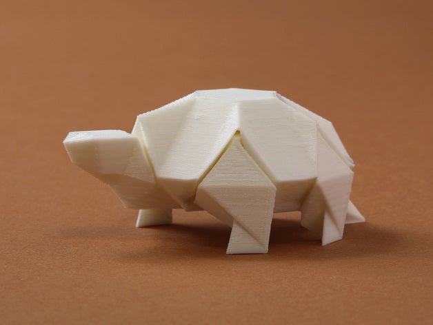origamix tartaruga art animale origami la 3D print model - Mito3D