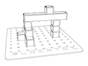 blocktoy bx jouets de construction le bloc laser lasercut lego bois 3d print model - Mito3D