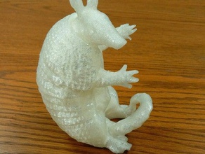 old chub armadillo creatures armadillo3d critter 3d print model - Mito3D