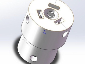 5-8mm de acoplamento Impressora 3d peças 3d print model - Mito3D