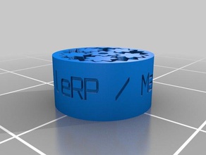 littlerp makerjuice emmet vitesse de roulement texte jouets mécaniques personnalisé 3d print model - Mito3D
