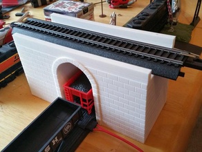 ho brick arch bridge hobby scale model trains 3d print model - Mito3D