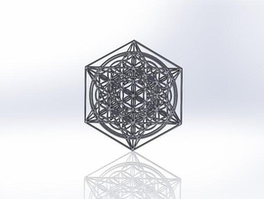 geometria sagrada de impressão arte da matemática 3d print model - Mito3D