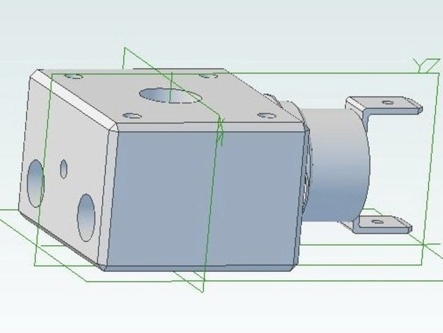 cartucho do aquecedor extrusora thermo block outros alibre atualização parte 3D print model - Mito3D