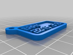 odaklı Anahtarlık özelleştirilmiş 3d print model - Mito3D