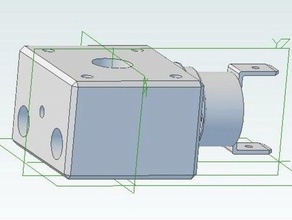 kartuş ısıtıcı alanında termo blok diğer alibre yükseltme parçası 3d print model - Mito3D