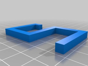 my customized simple shelf hook household 3d print model - Mito3D