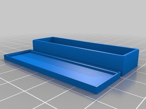 box 54lx14wx8h sq cnr organization customized 3d print model - Mito3D