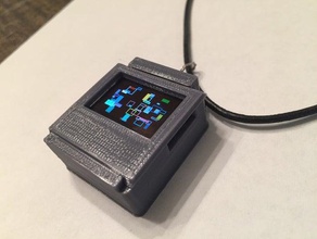 tinyscreen colar de caso eletrônica tinyduino 3d print model - Mito3D