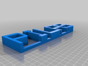 la placa de pilas las esculturas personalizado 3d print model - Mito3D