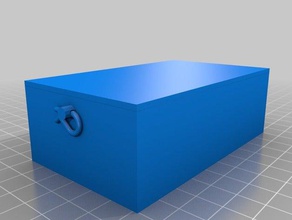 customizable electronics box display model 3d printing ventilation 3d print model - Mito3D