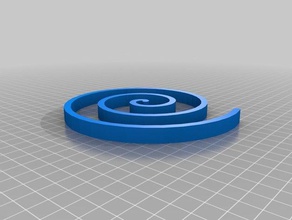 anpassbare Archimedische Spirale math archimedes conon customizer mehrere nautilus parametric 3d print model - Mito3D