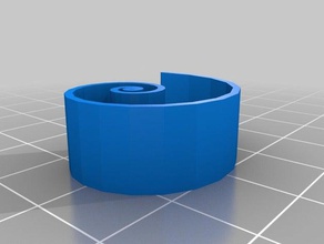 customizable logarithmic spiral math customizer openscad 3d print model - Mito3D